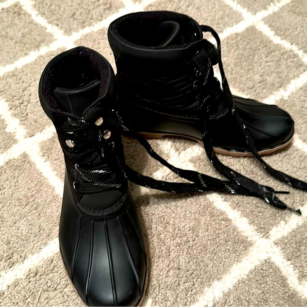 Justice Winter Boots Black Size 7